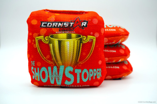 Professional Cornhole Bags - The Show Stopper - Regulation - Red