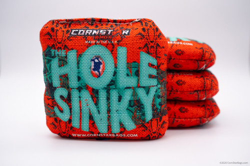 Professional Cornhole Bags - HoleSinky™- Regulation - Red