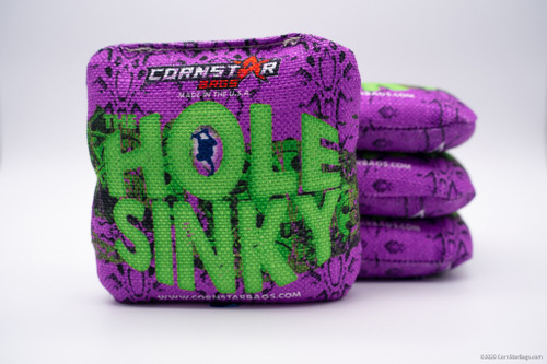 Professional Cornhole Bags - HoleSinky™- Regulation - Purple