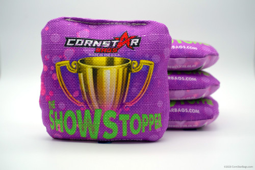 Professional Cornhole Bags - The Show Stopper - Regulation - Purple