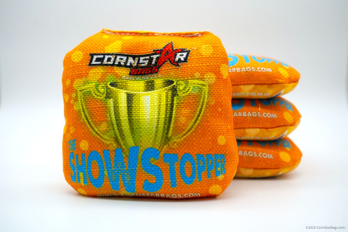 Professional Cornhole Bags - The Show Stopper - Regulation - Orange