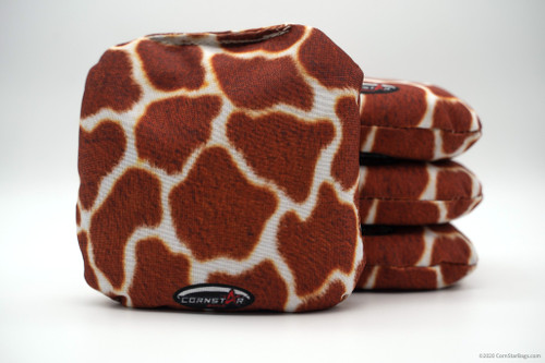 Cornhole Bags. Regulation Size. Giraffe Spots 2