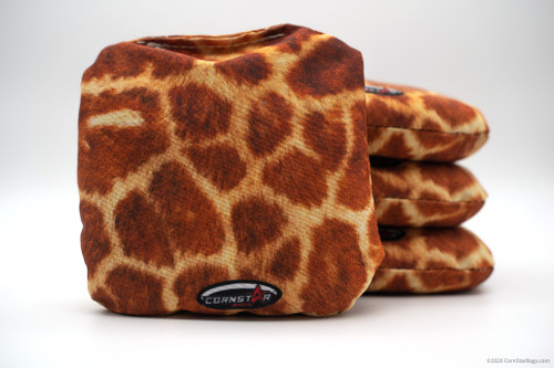 Cornhole Bags. Regulation Size. Giraffe Spots 1