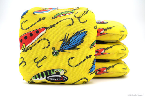 Cornhole Bags. Regulation Size. Custom Designer Fish Hooks