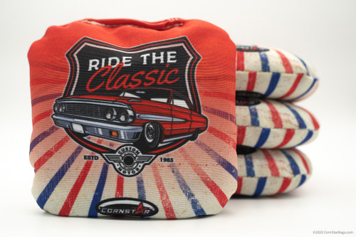 Cornhole Bags. Regulation Size. Cars Ride The Classic Red