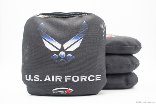 Cornhole Bags. Regulation Size. Armed Forces-Air Force-Wings