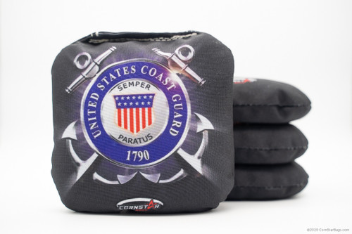 Cornhole Bags. Regulation Size. Armed Forces-Coast Guard-Anchors