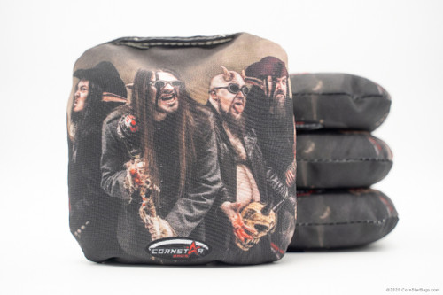 Cornhole Bags. Regulation Size. Heavy Metal Rock Dudes