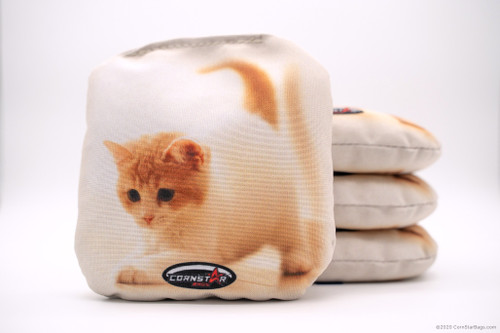 Cornhole Bags. Regulation Size. Kittens Tabby Playful