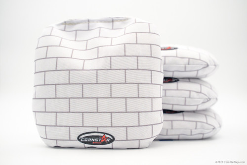 Cornhole Bags. Regulation Size. Pop Culture Brick Pattern