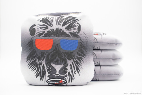 Cornhole Bags. Regulation Size. T-Shirt-3D Lion