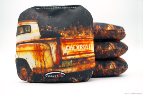 Cornhole Bags. Regulation Size. Country Music Old Chevy Truck