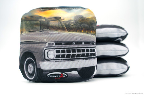 Cornhole Bags. Regulation Size. Country Music Old Ford Truck