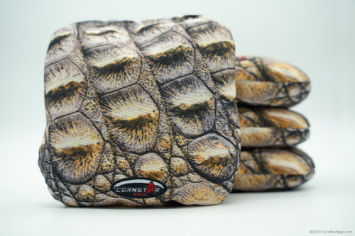 Cornhole Bags. Regulation Size. Reptiles Tortoise Shell
