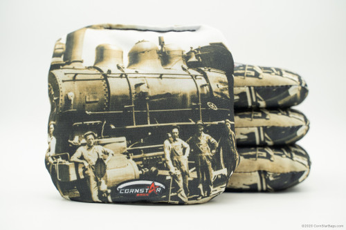 Cornhole Bags. Regulation Size. Industrial Locomotive