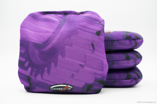 Cornhole Bags. Regulation Size. Industrial Purple Gears