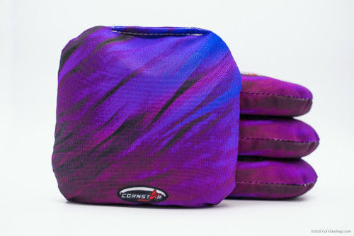 Cornhole Bags-Regulation-Abstract-Purple Strokes