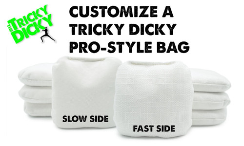 Professional Cornhole Bags | Dual Sided | Regulation | Tricky Dicky™