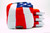 Cornhole Bags. Regulation Size. Patriot Waving Flag