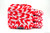 Cornhole Bags. Regulation Size. Abstract-Red Electric ZigZags