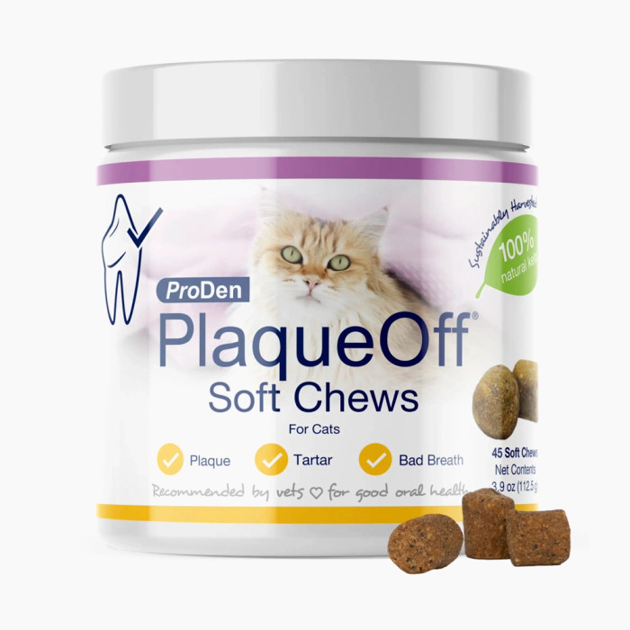 ProDen PlaqueOff® Soft Chews for Cats – Natural Dental Care Supplement