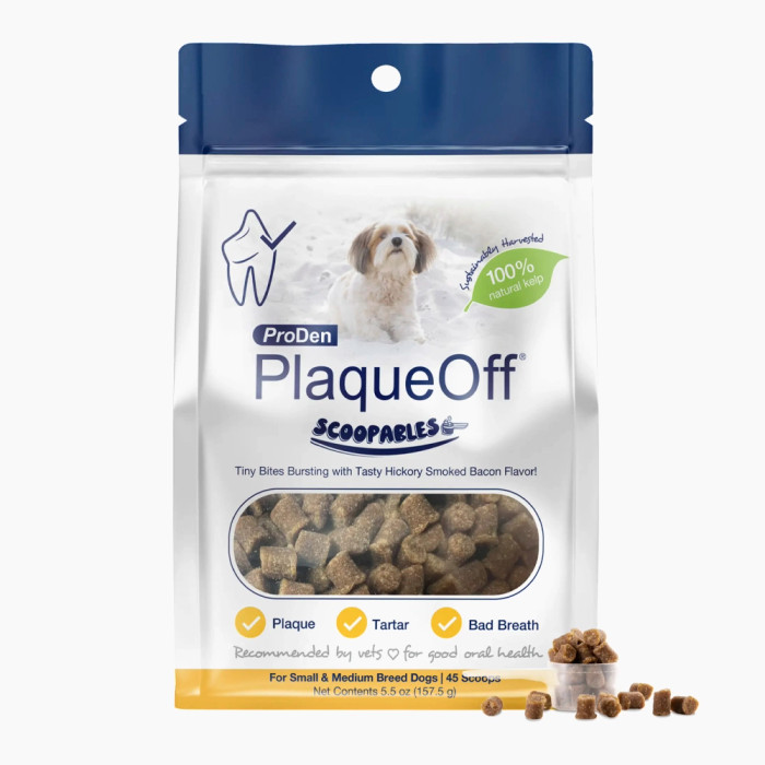 ProDen PlaqueOff® Scoopables for Dogs – Hickory Smoked Bacon Flavor