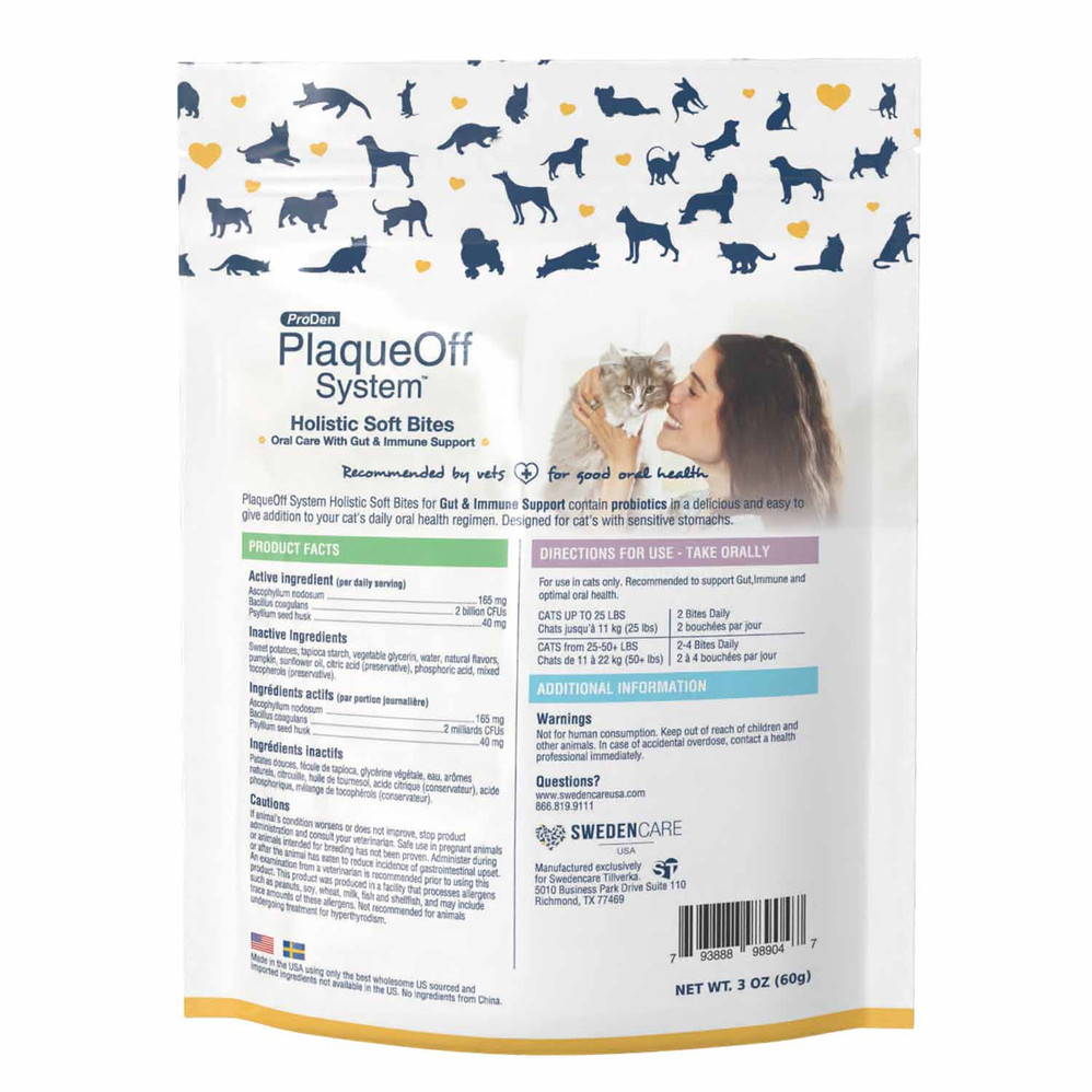 Holistic Soft Bites - Oral Care with Gut & Immune Support Sweet Potato and Pumpkin Flavor