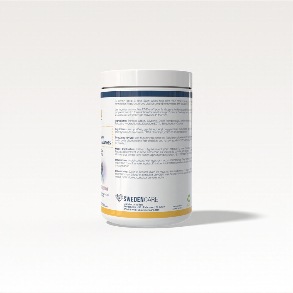 EZ-Derm® Facial & Tear Stain Wipes EZ-Derm® Facial & Tear Stain Wipes
