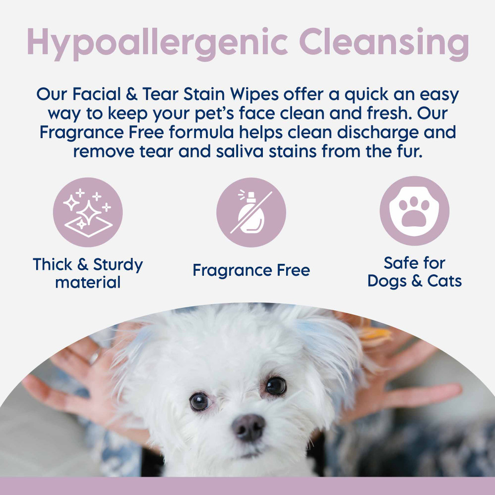 EZ-Derm® Facial & Tear Stain Wipes EZ-Derm® Facial & Tear Stain Wipes