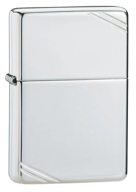 Sterling Silver High Polish w/ Slash Zippo Lighter Sterling Silver High Polish w/ Slash Zippo Lighter