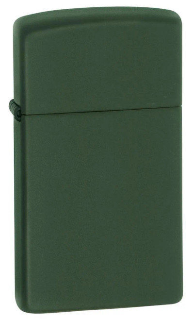 Slim Green Matte Zippo Lighter Slim Green Matte Zippo Lighter