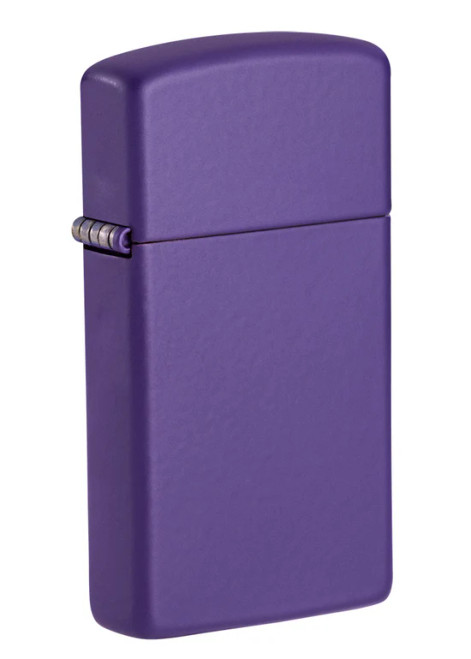 Slim Purple Matte Zippo Lighter Slim Purple Matte Zippo Lighter