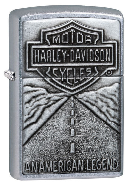 Harley Davidson Open Road Emblem Zippo Lighter Harley Davidson Open Road Emblem Zippo Lighter