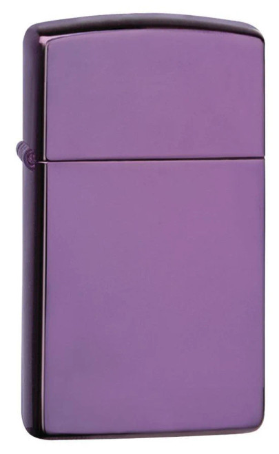Slim High Polish Purple Zippo Lighter Slim High Polish Purple Zippo Lighter