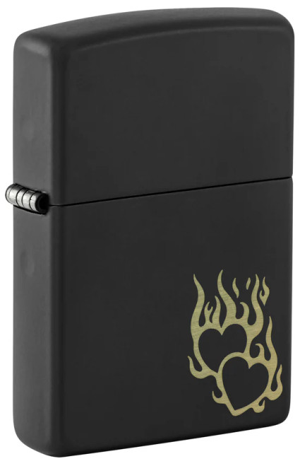 Fire Heart Design Zippo Lighter Fire Heart Design Zippo Lighter