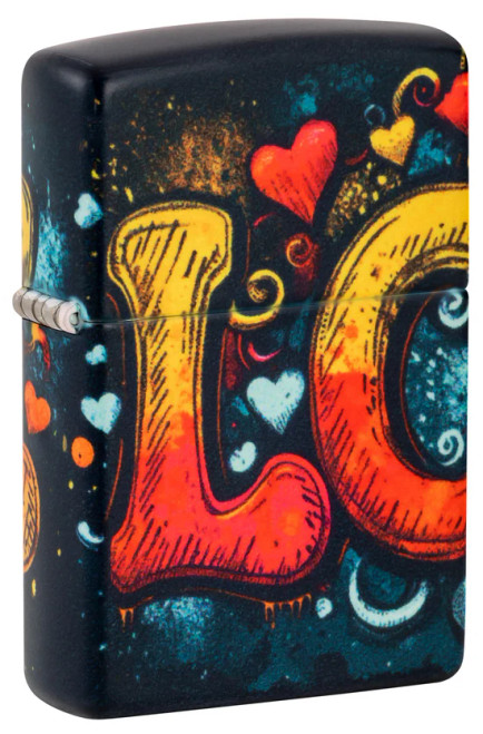 Love Design Zippo Lighter