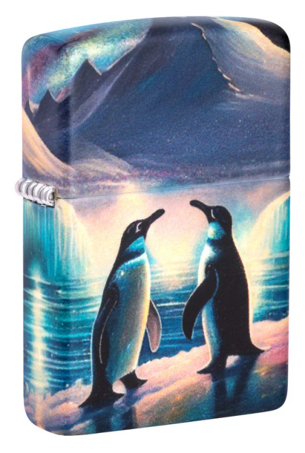 Penguin Design Zippo Lighter Penguin Design Zippo Lighter