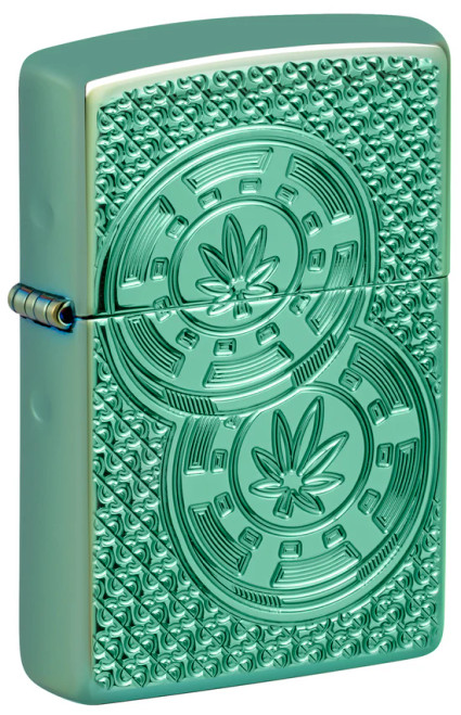Cannabis Chips Design Zippo Lighter Cannabis Chips Design Zippo Lighter