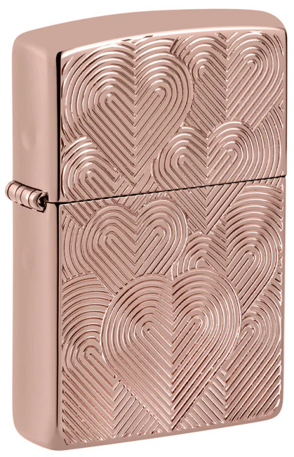 Hearts Design Zippo Lighter Hearts Design Zippo Lighter