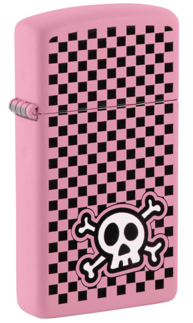 Checkered Skull Design Zippo Lighter Checkered Skull Design Zippo Lighter