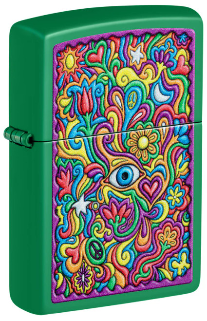 Trippy Design Zippo Lighter Trippy Design Zippo Lighter