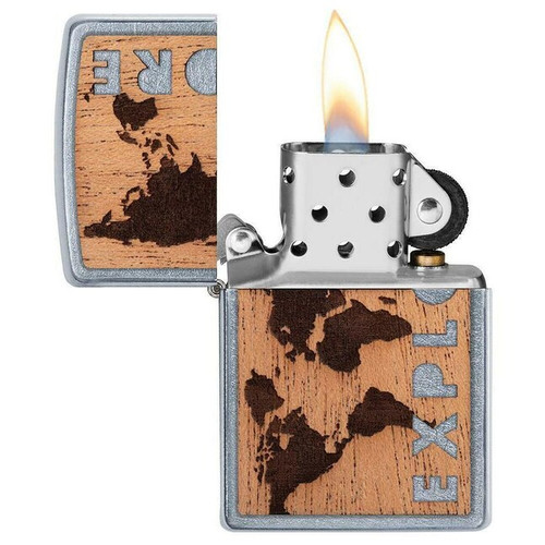Woodchuck Explore Design Zippo Lighter Woodchuck Explore Design Zippo Lighter
