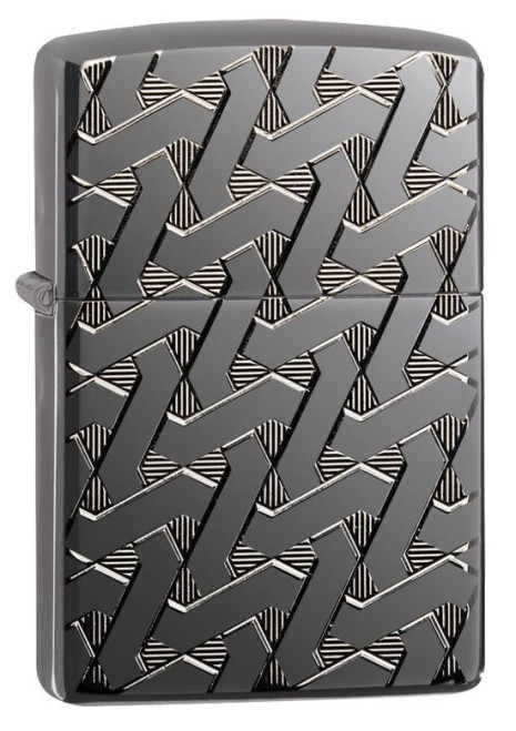 Geometric Weave Design Zippo Lighter Geometric Weave Design Zippo Lighter