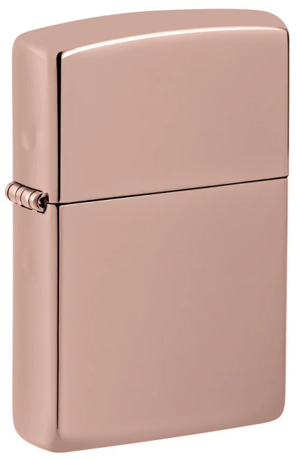 High Polish Rose Gold Zippo Lighter High Polish Rose Gold Zippo Lighter