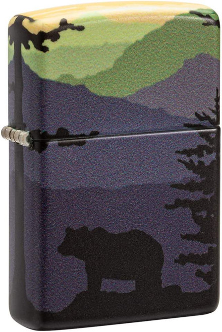 Bear Landscape Design Zippo Lighter Bear Landscape Design Zippo Lighter