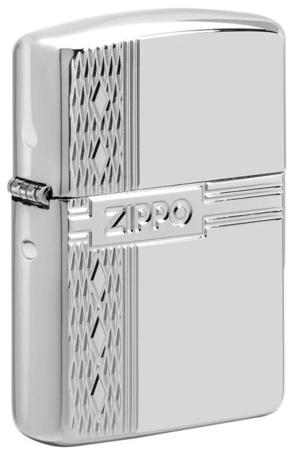 SS Zippo Diamond Design Zippo Lighter SS Zippo Diamond Design Zippo Lighter