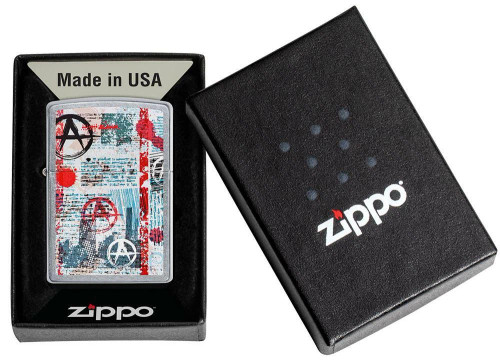 Anarchry Design Zippo Lighter Anarchry Design Zippo Lighter