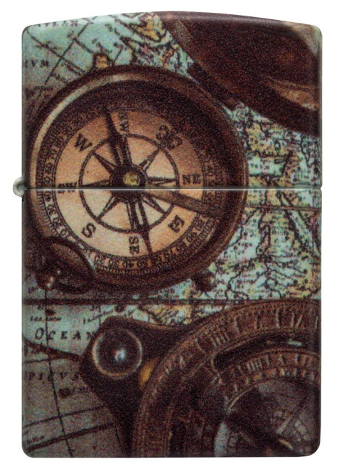 Compass Design Zippo Lighter Compass Design Zippo Lighter