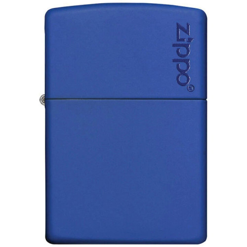 Royal Blue Matte Zippo Logo Lighter Royal Blue Matte Zippo Logo Lighter