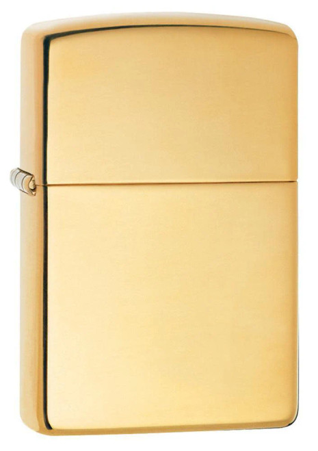 Classic High Polish Brass Zippo Lighter Classic High Polish Brass Zippo Lighter